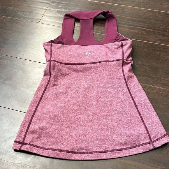 🍋lululemon🍋 | Red plum scoop neck tank top - Picture 5 of 7